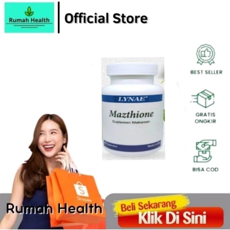Lynae Mazthione Original SUPLEMEN PEMUTIH BADAN L- GLUTATHIONE ASLI AMERIKA