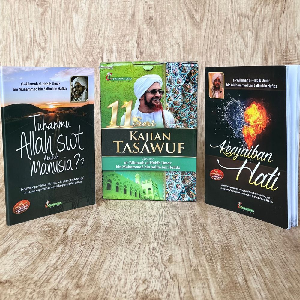 1 BUNDLE Buku Terjemah 11 Seri Kajian Tasawuf bersama al Alamah al Habib Umar bin Hafidz