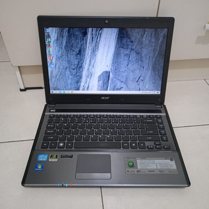 Dijual Laptop Merek Acer Aspire 4755G, Intel Core i5 VGA Nvidia GeForce GT540m 2GB- Ram4GB- HDD640GB