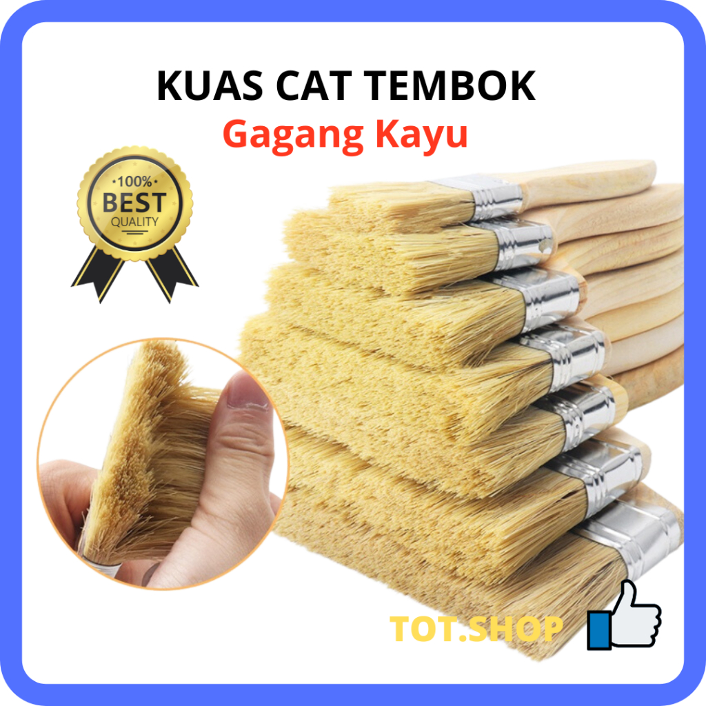 TERMURAHHH  KUAS CAT DINDING MURAH / KUAS CAT TEMBOK / KUAS CAT DINDING KAYU / KUAS CAT MINYAK GAGAN