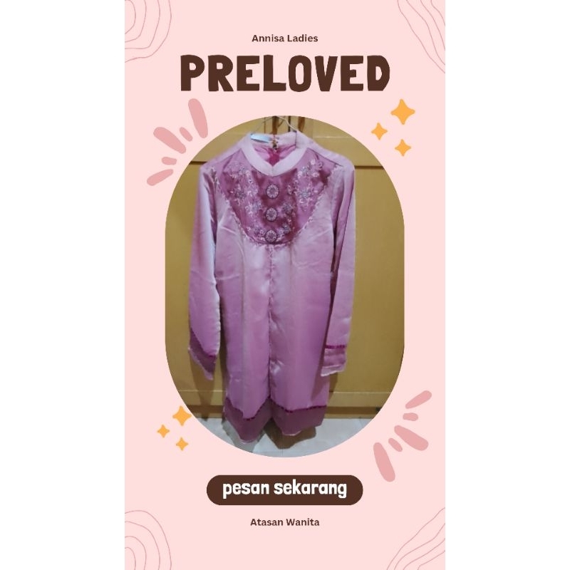 Baju Atasan Muslim Wanita Preloved / Baju Lebaran Wanita / Atasan Baju Wanita / Baju Atasan Kondanga