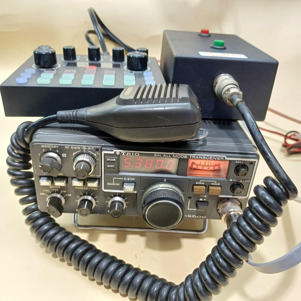 PTT BOX SOUNDCARD V8S UNTUK RIG TRIO TR-9000