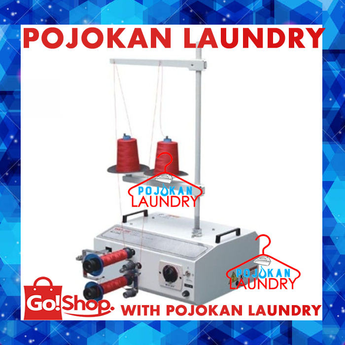 Mesin Gulung Benang Bordir 2 Cones WEIJIE 20 C/Mesin Gulung Benang Bordir Otomatis WJ 20C/ WJ 20 C/M