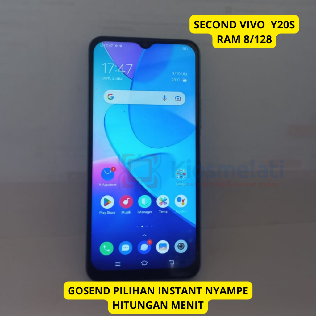 SECOND Vivo Y20s RAM 8GB/128GB /SEKEN BEKAS MURAH