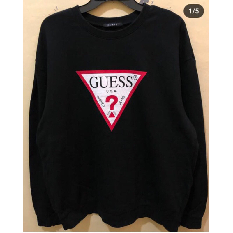 sweater guess & rose black buat erna