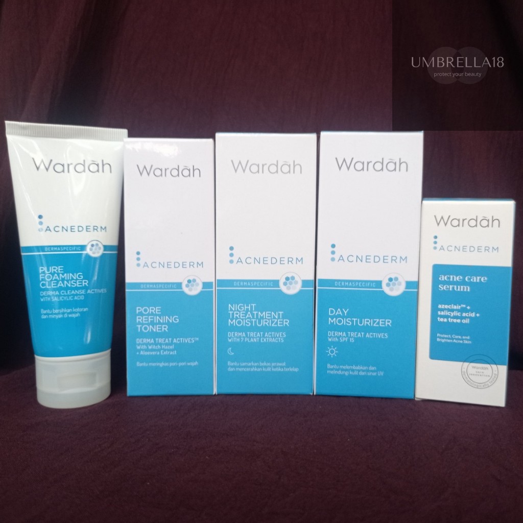 PAKET Wardah Acnederm Series/Paket 5in1/Paket 4in1/Paket 3in1/Paket 2in1/Paket Perawatan Wajah/Paket