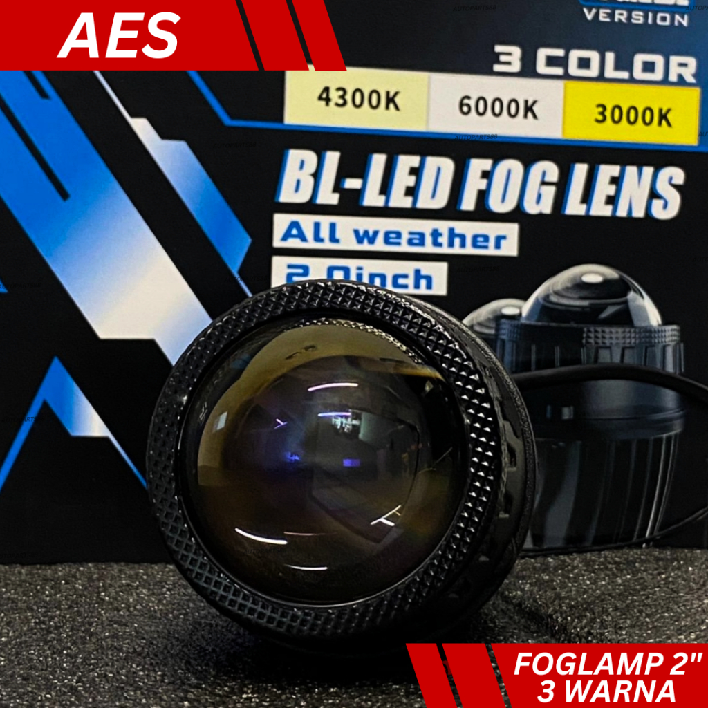 AES BILED FOGLAMP 2" Inch 3 WARNA 100 WATT