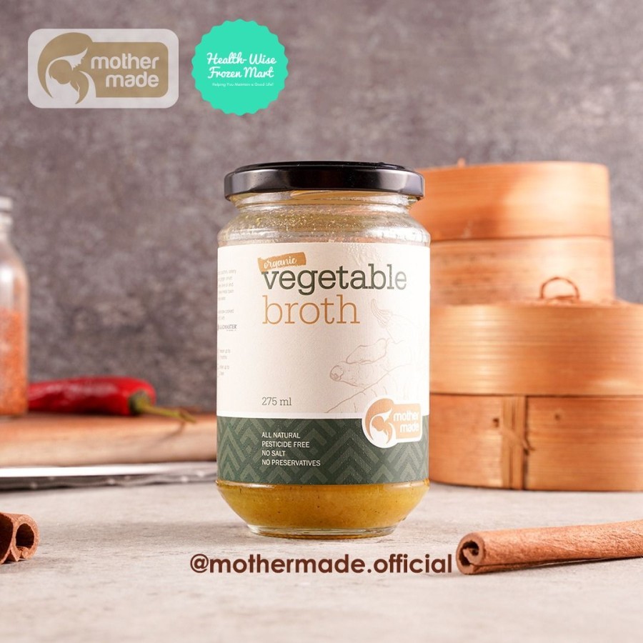 

Organic VEGETABLES Broth - Kaldu Sayuran Organik - Jar 275ml