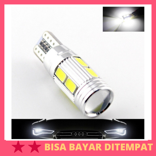 Lampu Kabut Mobil Foglamp LED H3 T10 SMD 5630 Cool White 2 PCS / Lampu Kabut LED Mobil Avanza Sigra 