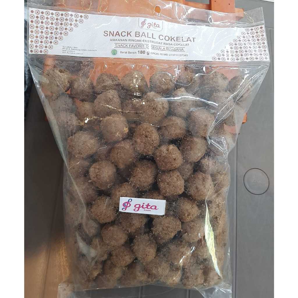 

GITA SNACK BALL COKLAT 180GRAM