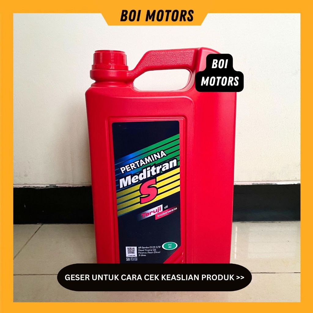 [5 LITER] PERTAMINA MEDITRAN S40 isi 5 Liter