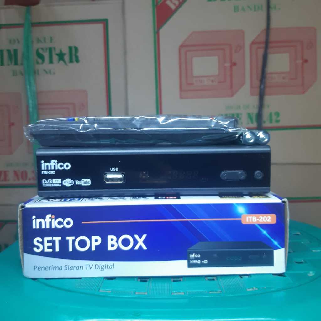 INFICO set top box / set top box / tv box / siaran tv digital / set top box tv digital / STB tv digital / tv digital