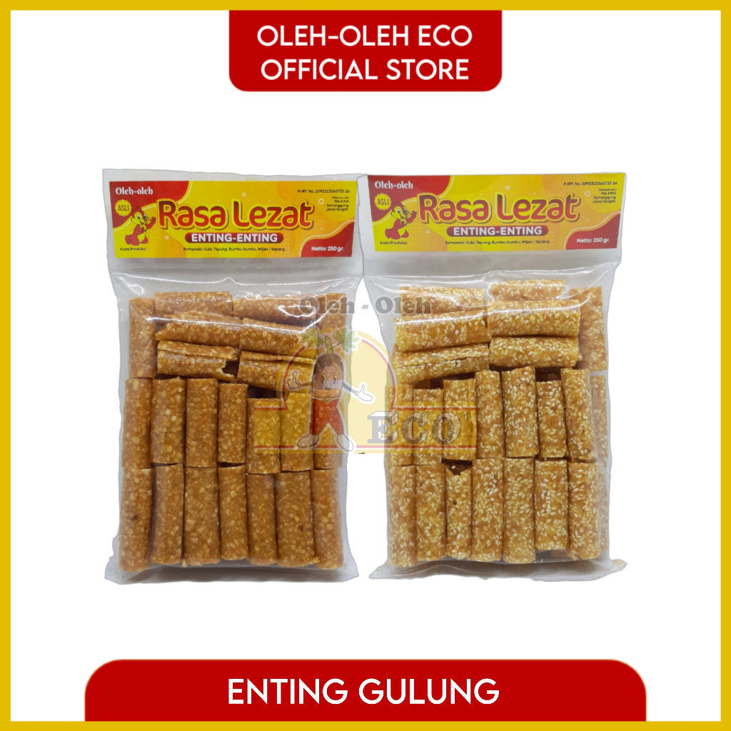 

Enting-Enting Gulung Kacang Wijen RASA LEZAT