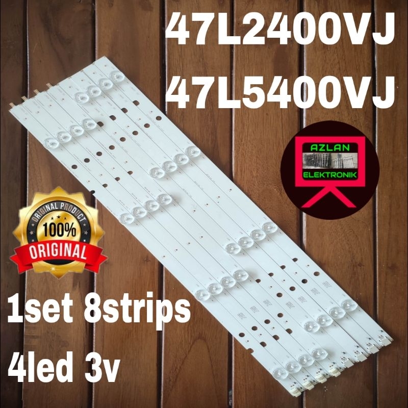 BACKLIGHT TV LED TOSHIBA 47" 47L2400VJ 47L5400VJ 4+4LED 3Volt