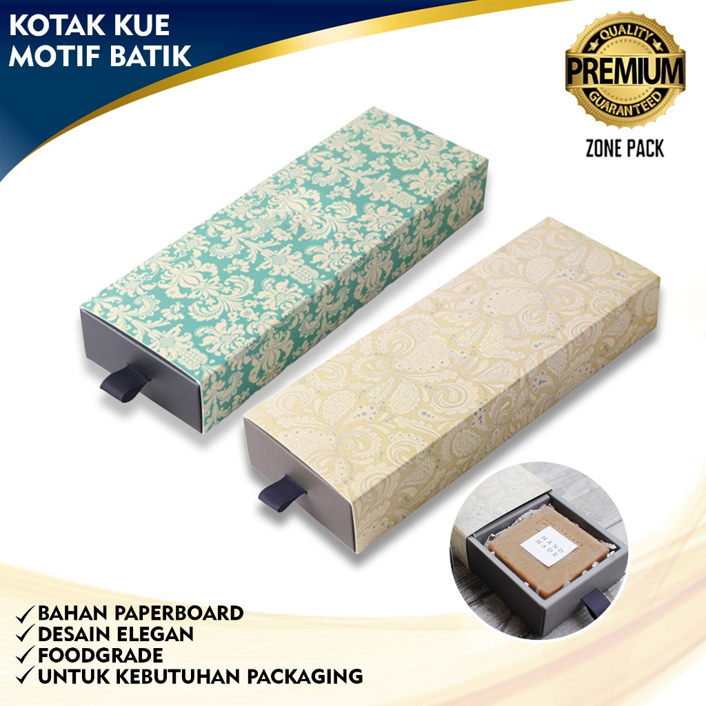 

Kotak Kue Sekat Motif Batik | Snack Box Mooncake Pia | Mooncake box Kue Nastar Box