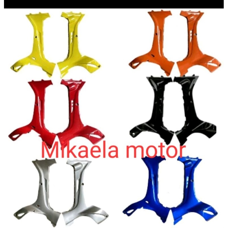 sayap leksil dalam fizr f1zr hitam kuning orange silver biru