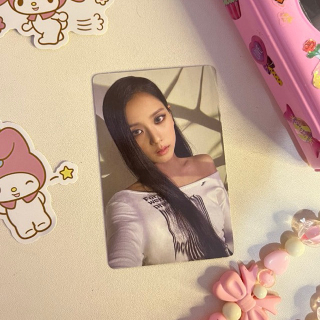 photocard official jisoo flower