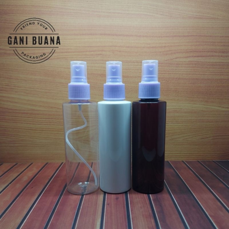 BOTOL SPRAY 150ML TUTUP SPRAY UNGU/BOTOL SPRAY 150ML PET