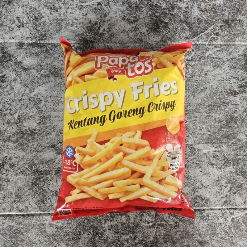

PAPATOS KENTANG GORENG CRISPY FRIES 500gr dan 1kg