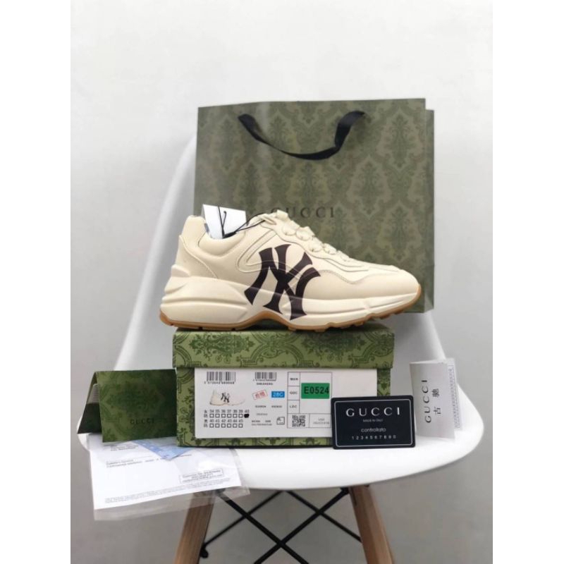 Gucci Rhyton NY Yankees Sneakers