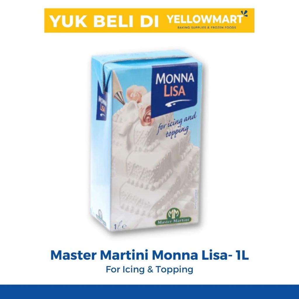 

Master Martini Monna Lisa 1L - For Icing and Topping Cream Krim