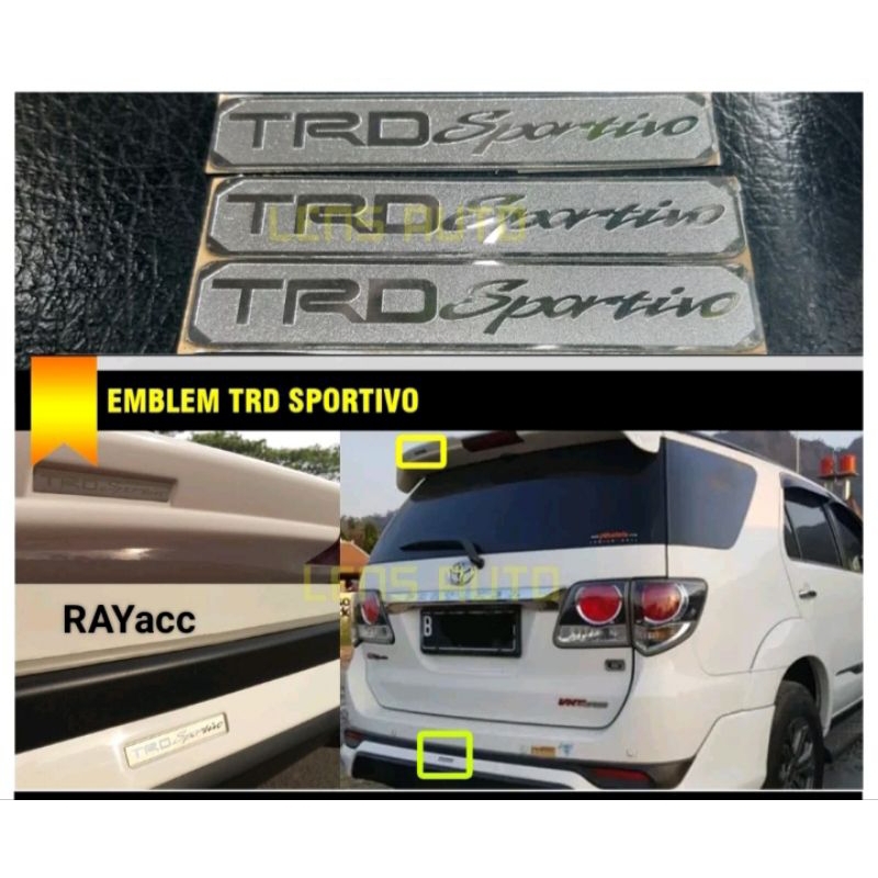Emblem Trd Sportivo bodykit emblem trd spoiler