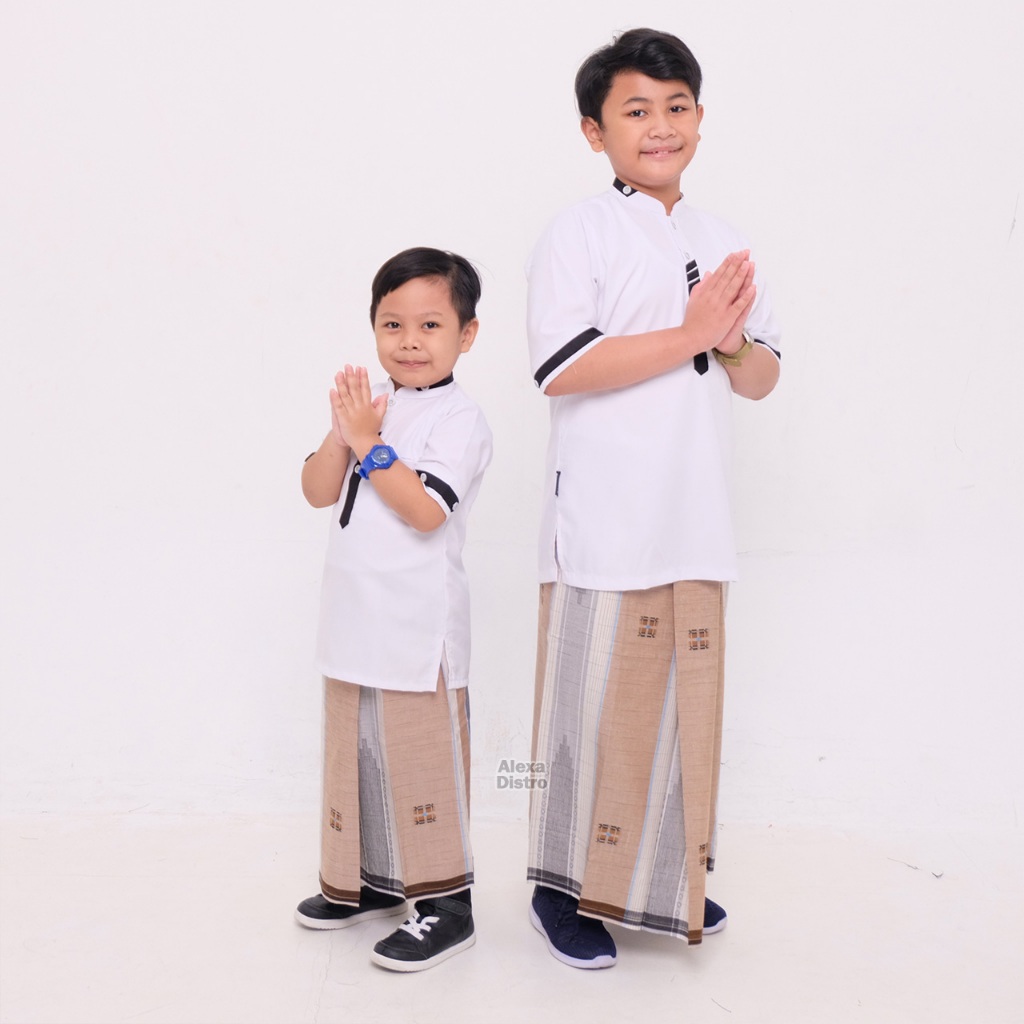 Sarung Anak Bayi Instan Laki Laki Model Rok Ada karet Di Pinggang Anti Ribet