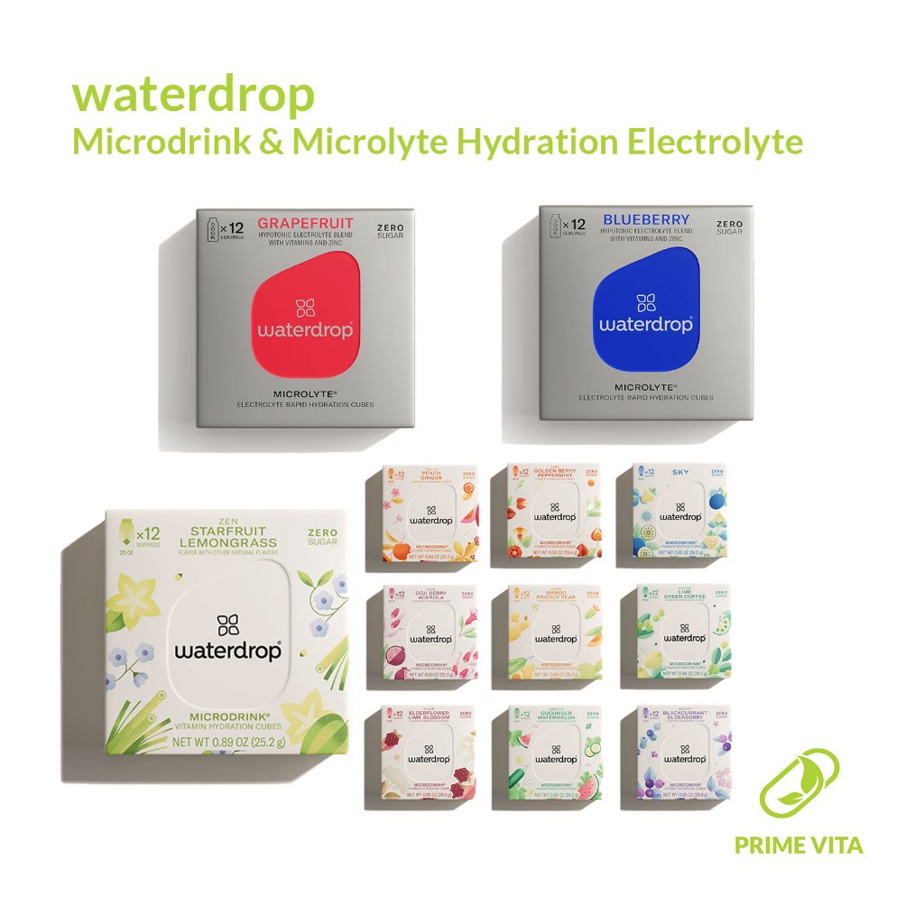 waterdrop Microdrink Tablet Minuman Hidrasi dengan Elektrolit
