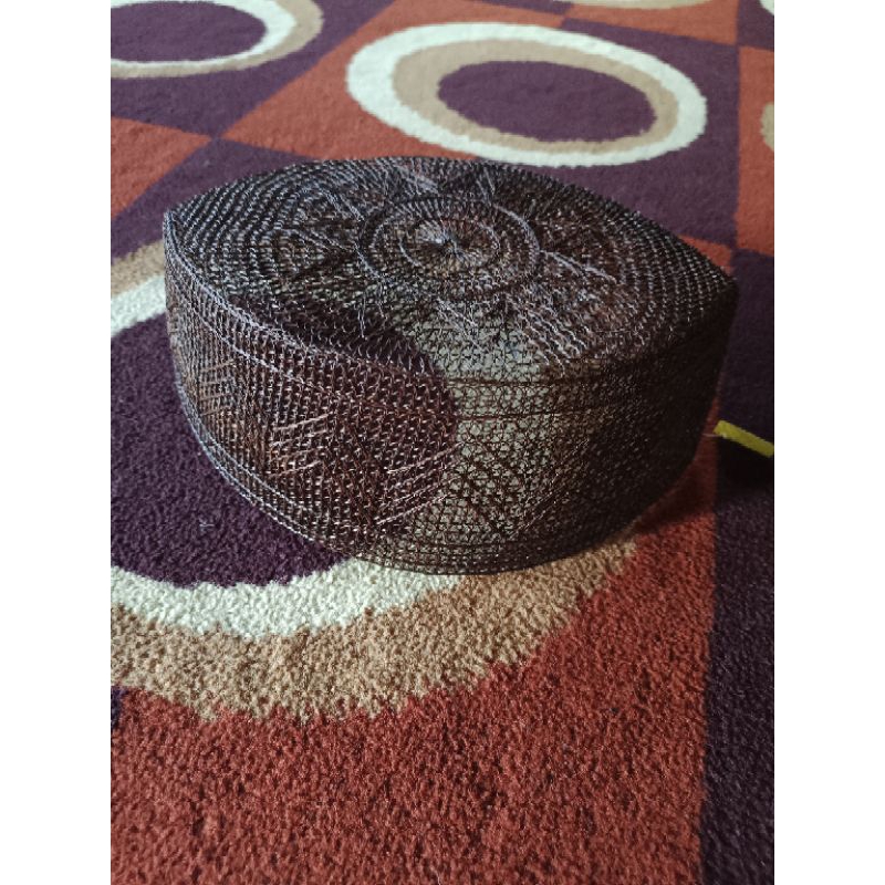 peci akar jangang tipe 25 sasirangan coklat