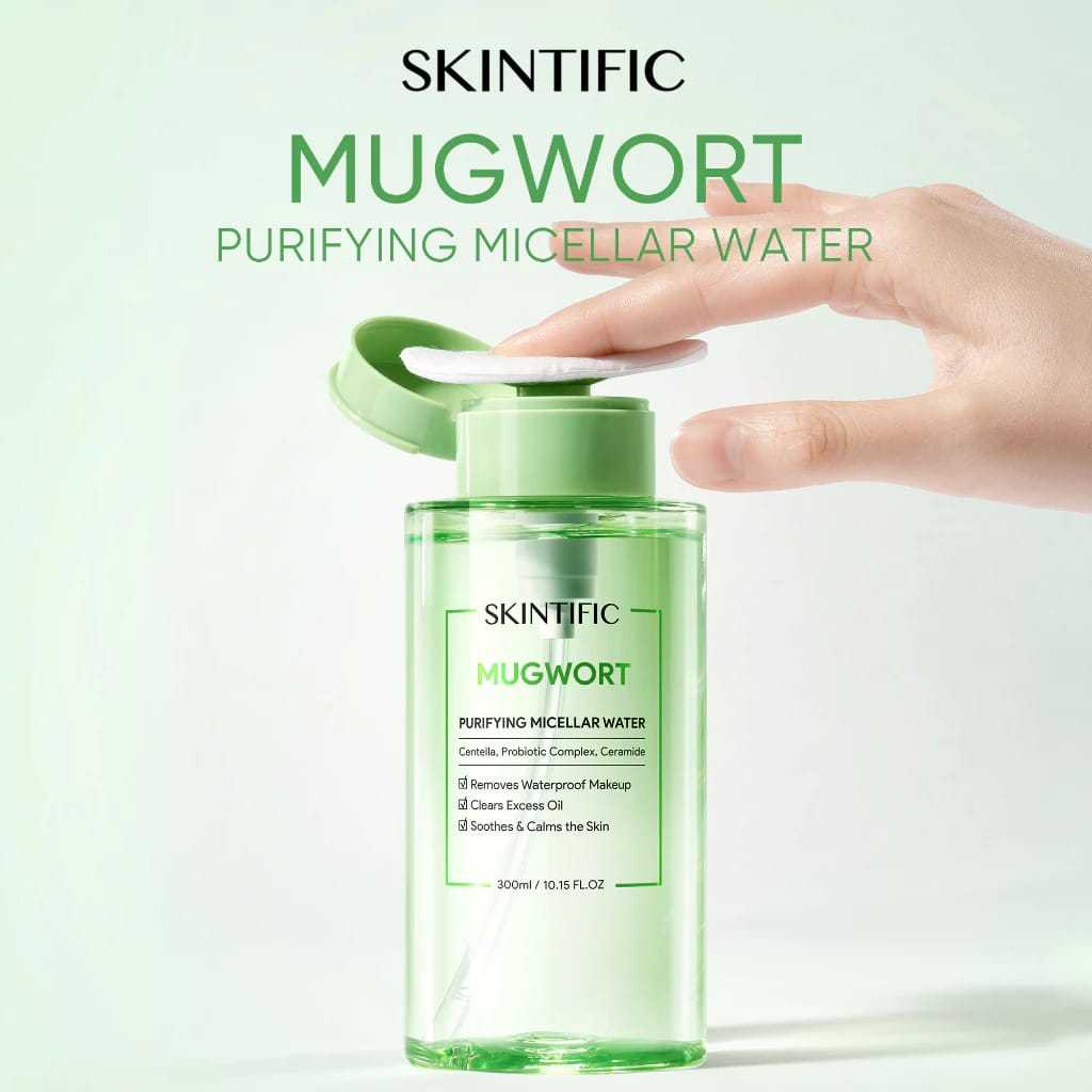 SKINTIFIC Mugwort Purifying Micellar Water Cleansing Oil/Clean And Clear