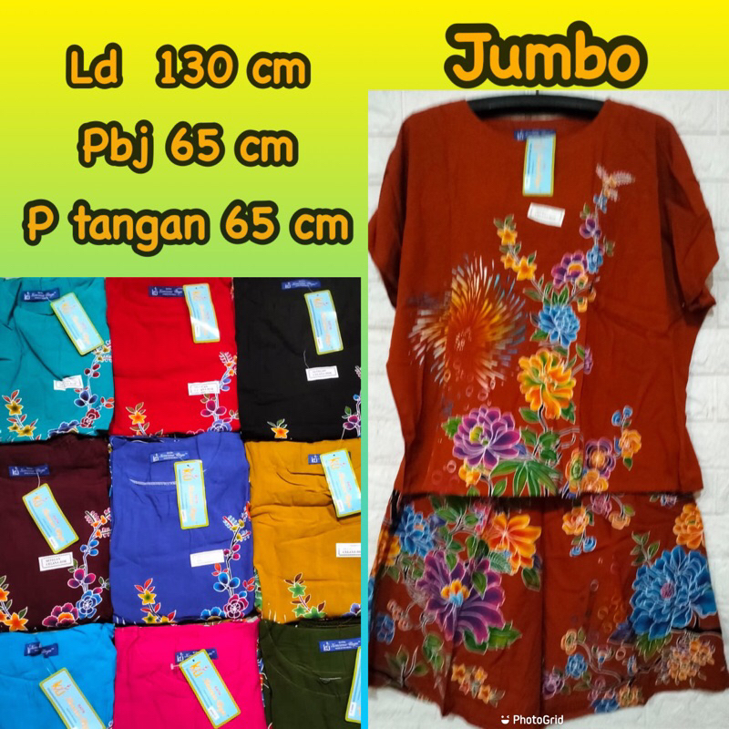 Babydoll Kencana Ungu label biru menawan dan elegan