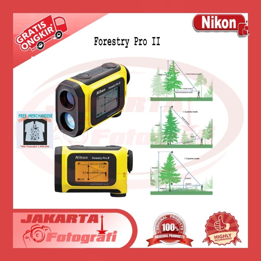 Nikon Forestry Pro II Rangefinder Hypsometer