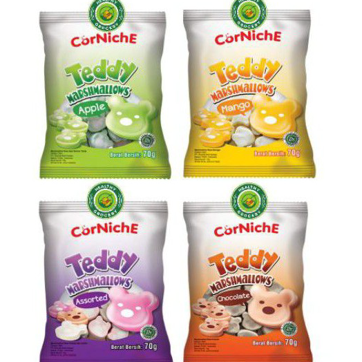

Terbaru CORNICHE Marshmallow Teddy 70gr / Marshmellow / Marshmallows / Halal / Murah / Permen Promo