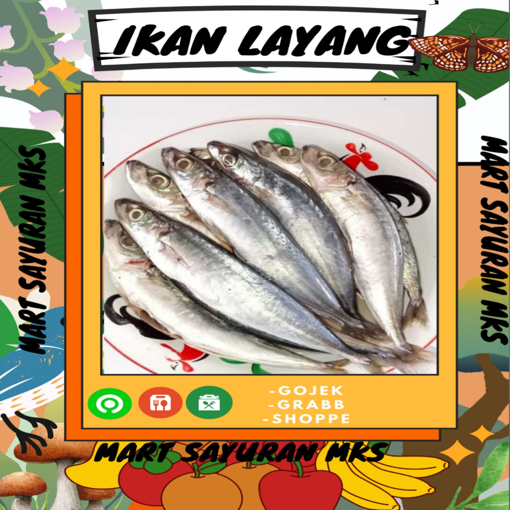 

Ikan Layang perpaket isi 2-3ekor biasa lebih