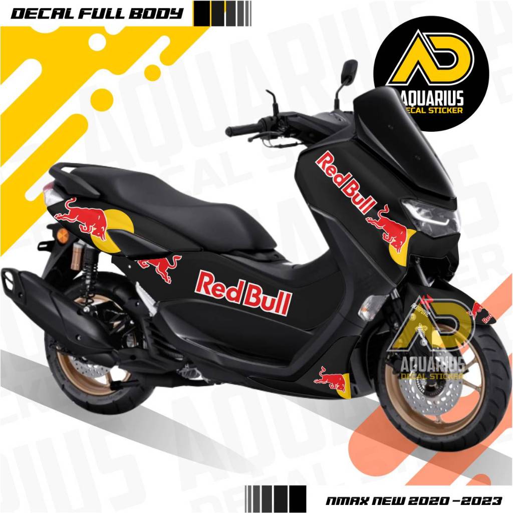 Decal Nmax New Full Body Redbull