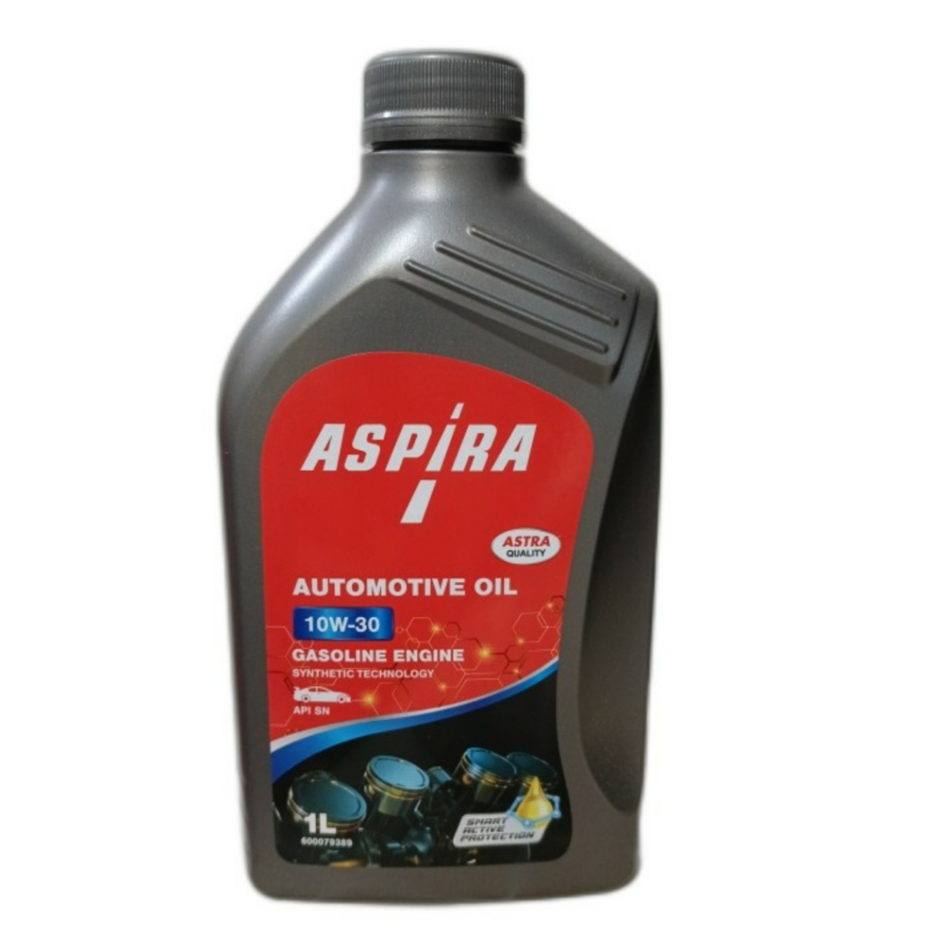Oli Mobil ASPIRA (ASTRA Quality) 10W30 API SN Bensin (Diproduksi SHELL)
