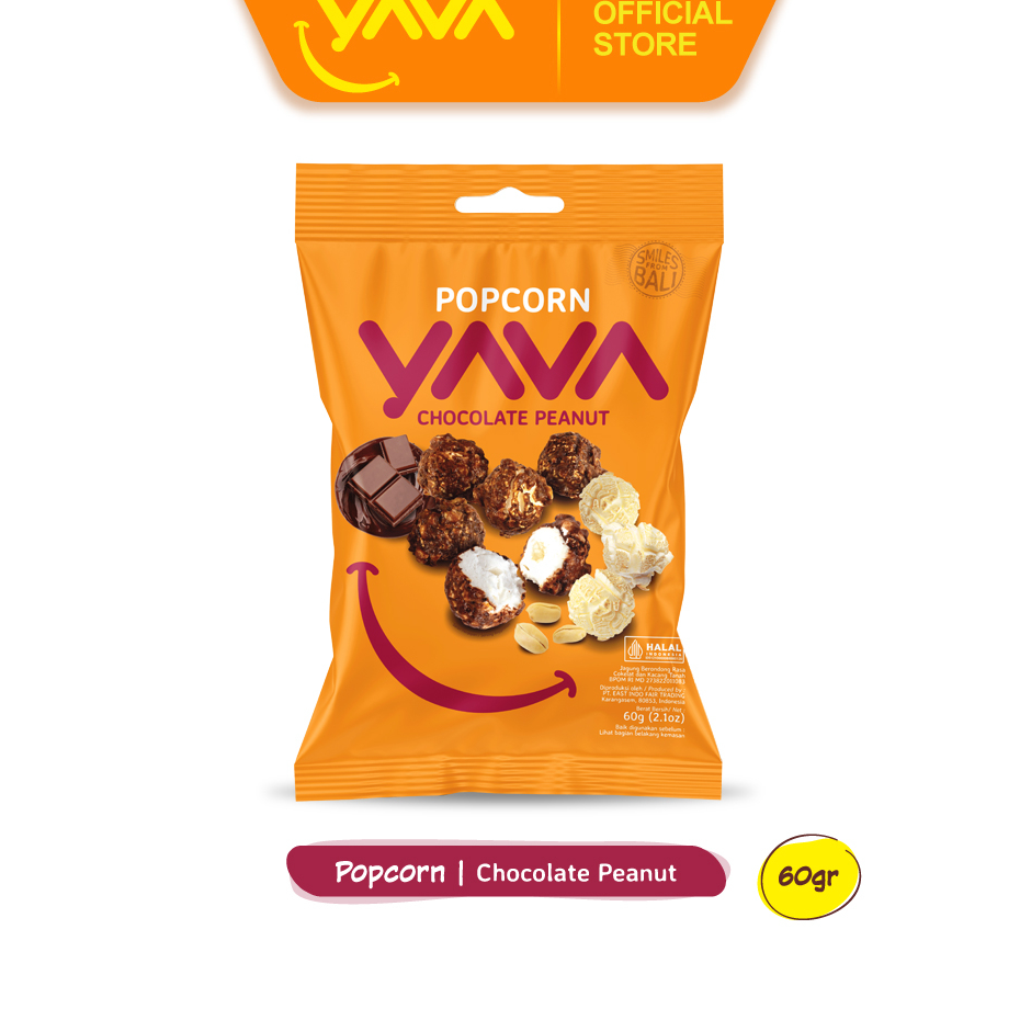 

Serba Murah YAVA Popcorn Chocolate Peanut 60g