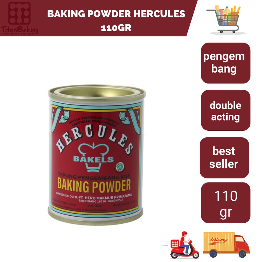 

HERCULES Baking Powder Double Acting 110 gr