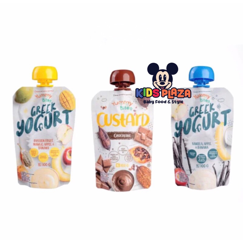 

Yummy Bites puree 100g pure buah bubur mpasi 100g Organic Korean Yoghurt 9 bulan yogurt baby peachy pure / Yogurt Bayi / Yogurt Vanilla Apple & Banana / Yogurt Passion Fruit Mango Apple Banana / Custard Chocolate / Yoghurt Bayi