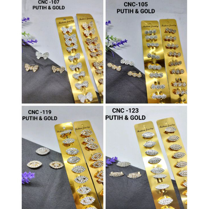 YCWN3001 Dijamin Ori Bros hijab / Bros dagu hijab mini warna GOLD Tanpa Ring /12pcs