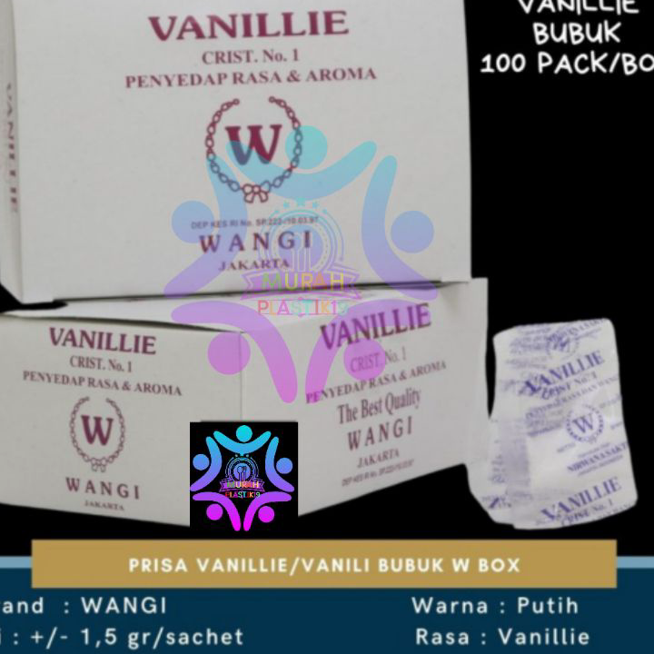 

Terbaru Vanillie Vanila Vanili Sachet Wangi W Isi 100 Sachet Terbaru