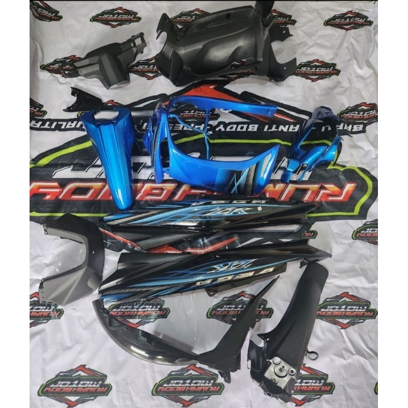 cover full body vega ZR kasar halus full set body Vega ZR  2009 2013 baru+ stiker terlaris
