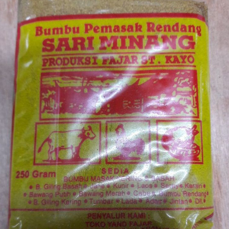 

Hot Sale Bumbu Rendang Sari Minang 250 gr ➥☈✥