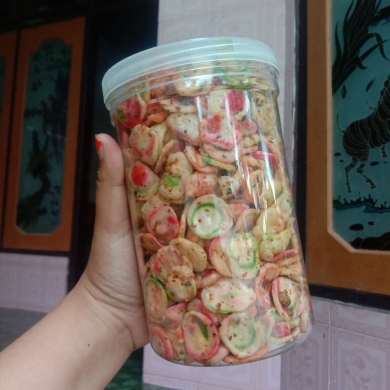 

Krupuk Seblak kemasan toples