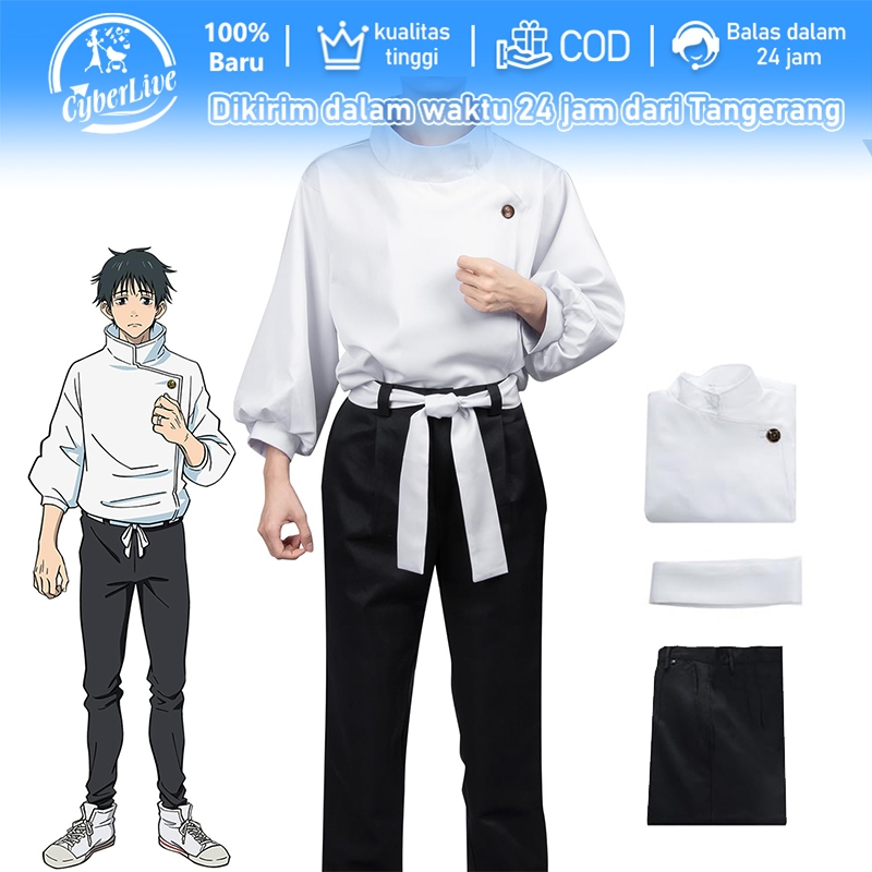 Celana Dan Blazer Yuta Okkotsu Cosplay Anime Jujutsu Kaisen