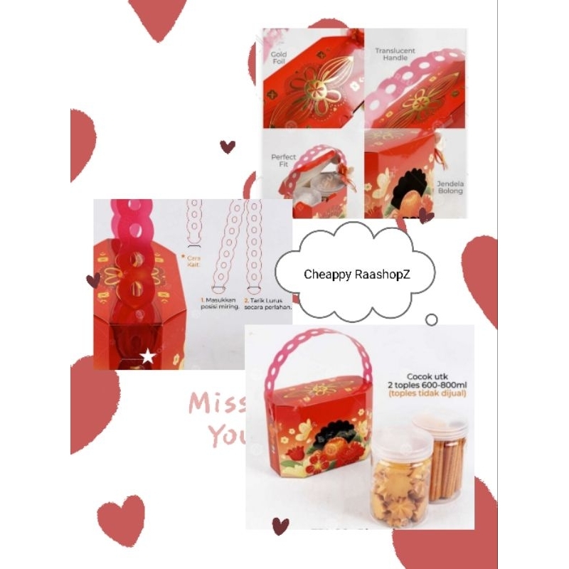 

Red Foil Box Imlek 2 jar 600ml Box Imlek 2 jar 750ml Box Imlek Cookies Box Imlek kuker box imlek kue kering box kuker imlek box cookies imlek dus hamper imlek kotak parcel imlek box packaging Kuker Imlek