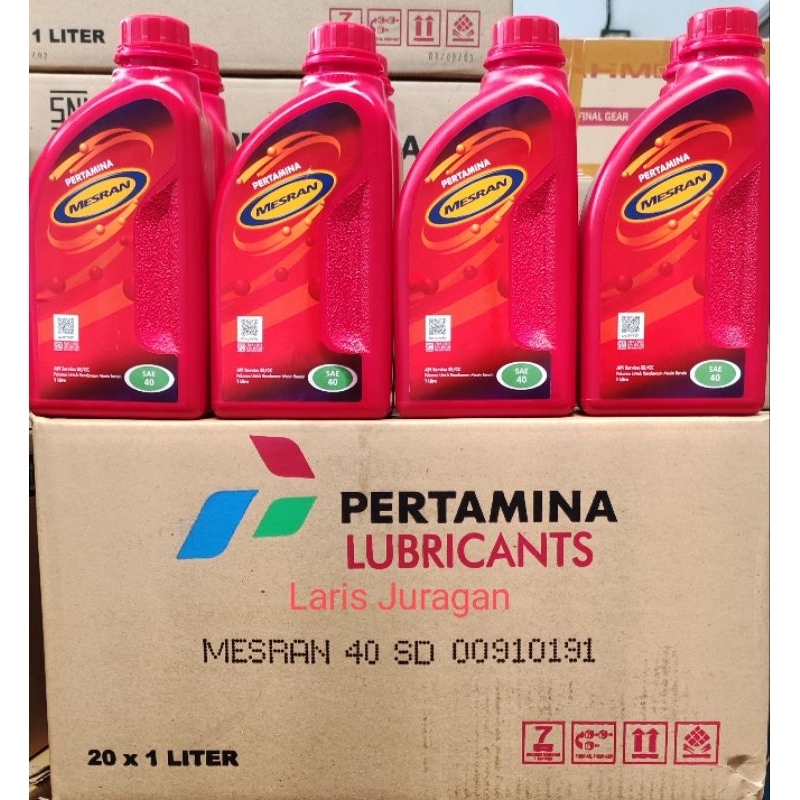 Oli Pertamina MESRAN SAE 40 1L (1dus)