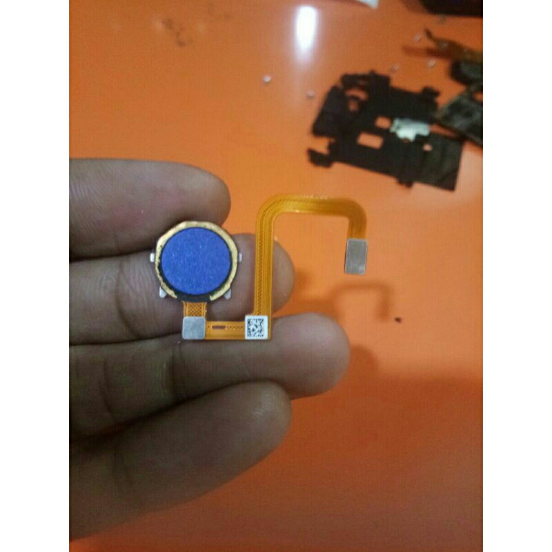 finger print Oppo a12 bekas original biru