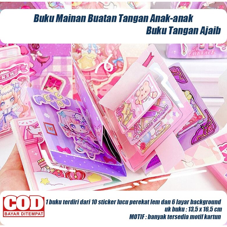 

BISA COD Buku Tangan Pomelo Sisters/Perubahan Ajaib/Buku Mainan Buatan Tangan Anak-anak Doudou Ben Kreatif DIY/Lucu/ SOUVENIR