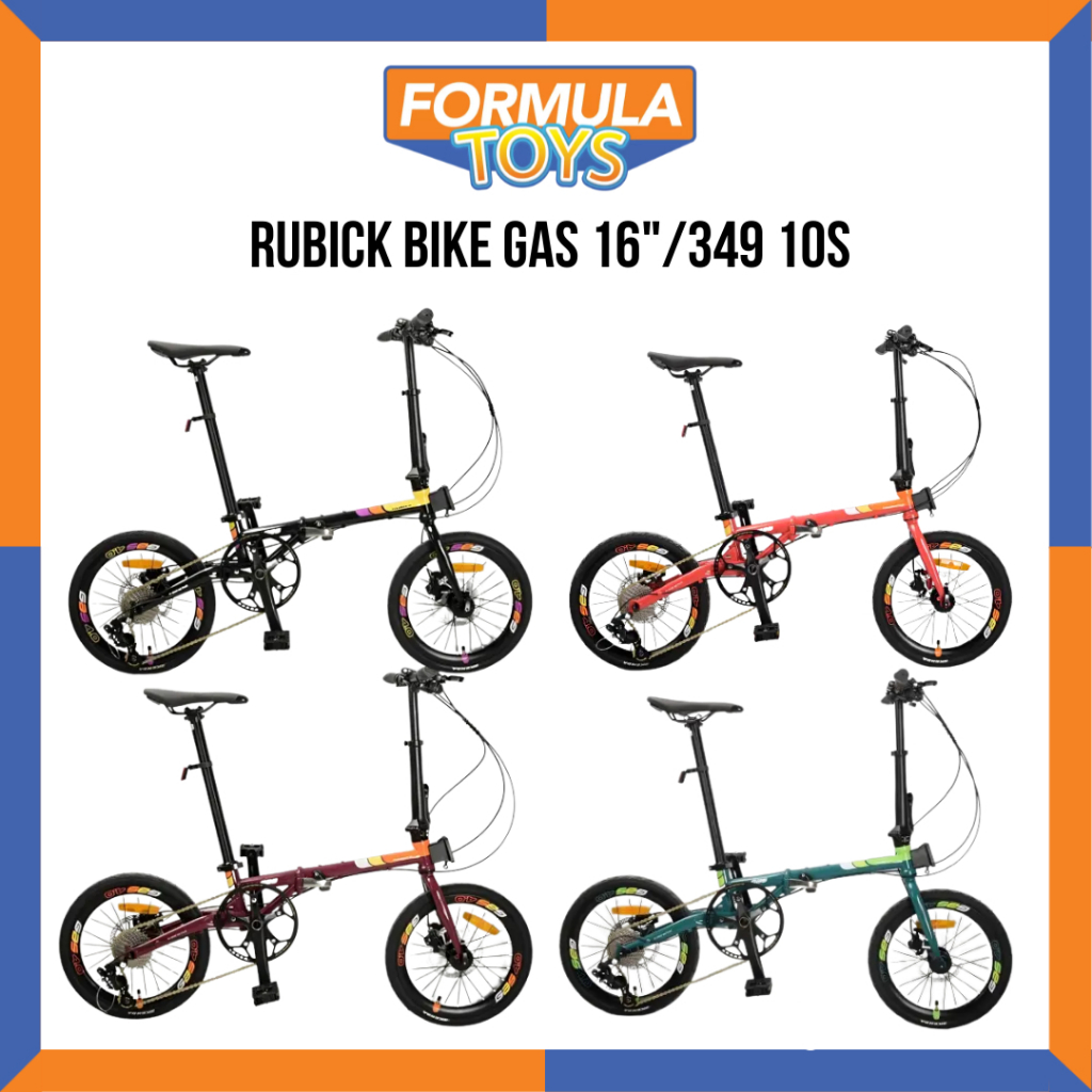 SEPEDA LIPAT RUBICK BIKE GAS 16"/349 10S MIX